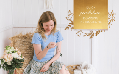 Quick Pendulum Dowsing Instructions