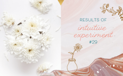 Results of Intuitive Experiment #29 – How Did You Do?