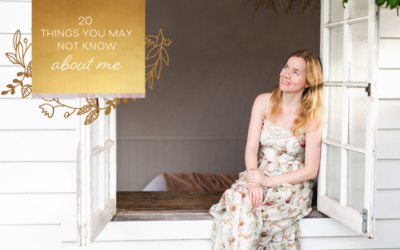 20 Things You May Not Know About Me