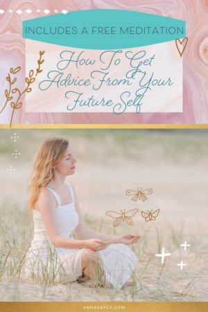 Have you ever wished you were able to communicate with your future self? What questions would you ask her? After all, she’s the expert on what you need to do in your life right now. She has already climbed the mountain and traversed the terrain. She can be your guide! Would you like to meet your future self? My free guided meditation will help you do just that. #visualisation #guidedmeditation #futureself #questionsforyourfutureself