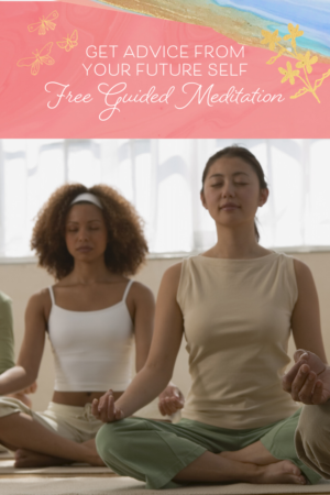 Have you ever wished you were able to communicate with your future self? What questions would you ask her? After all, she’s the expert on what you need to do in your life right now. She has already climbed the mountain and traversed the terrain. She can be your guide! Would you like to meet your future self? My free guided meditation will help you do just that. #visualisation #guidedmeditation #futureself #questionsforyourfutureself